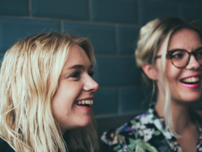 A woman and daughter